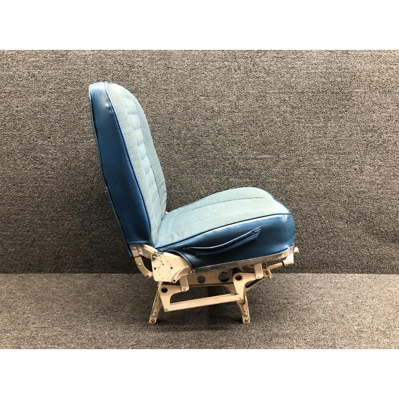 0700630-7 Cessna 336 Pilot Seat Assembly with Vertical Adjust (Rails: 10)