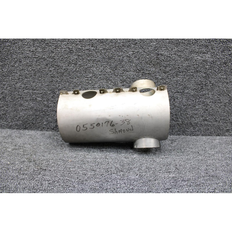 0550176-56 (USE: 0550176-38) Cessna Muffler Shroud RH (NOS) (SA)