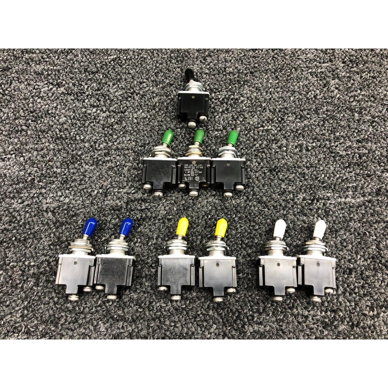 MS24523-22 / MS24523-23 Cessna 177RG Toggle Switch Set (Volts: 125 VAC)