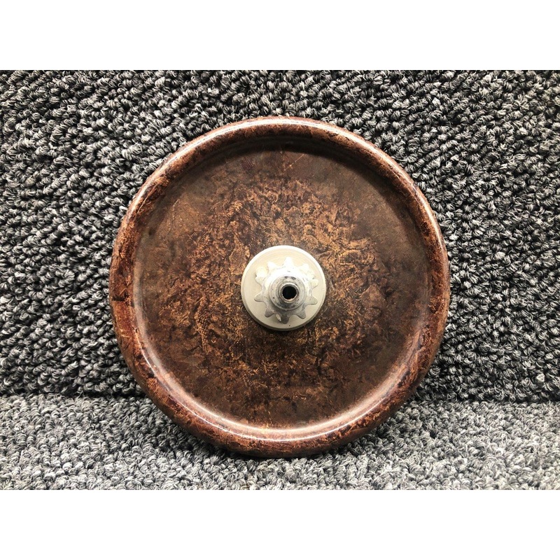 0411887 Cessna 170 Elevator Tab Control Wheel Assembly