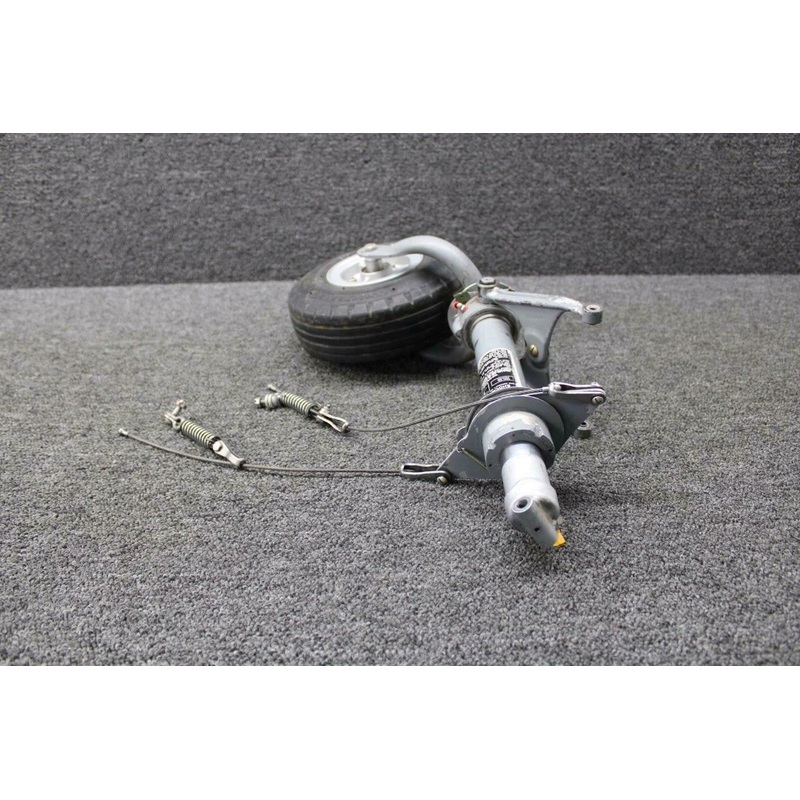 0342100-4 / 0342006-1 Cessna 195A Tailwheel Shock Strut Assy w/ Wheel
