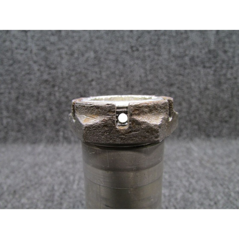 0541124 (Use: 0541124-0) Cessna Axle Main Gear has Nut (Aluminum, Dimple)