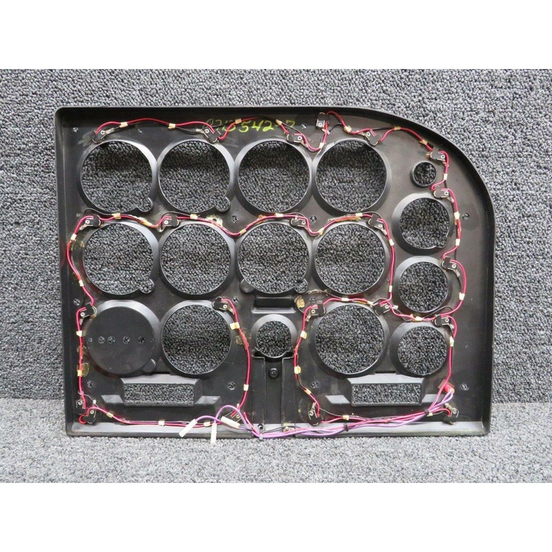 0701093-13, 0701093-8 Cessna A185F Shock Panel Cover Set W/ Post Lights LH & RH (28V)