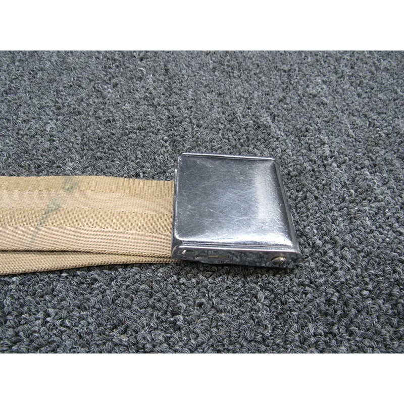 S-2240-DD-3 Cessna 182P Seatbelt Half W/ Buckle (Brown)