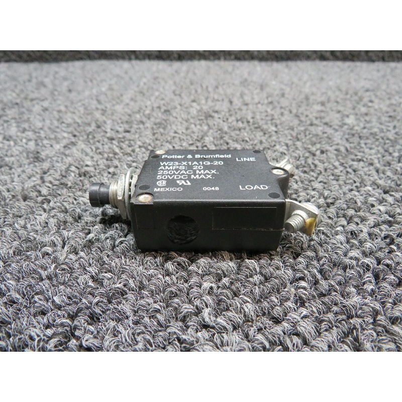 W23-X1A1G-20 Cessna 210L Potter Brumfield Breaker Assembly (Amps: 20)